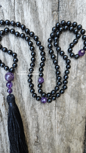 Carica l'immagine nel visualizzatore di Gallery, Mala Ossidiana e Ametista sfaccettata