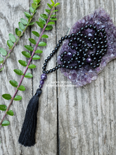 Carica l'immagine nel visualizzatore di Gallery, Mala Ossidiana e Ametista sfaccettata