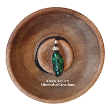 Carica l'immagine nel visualizzatore di Gallery, Collana My Aura filo nero, Malachite
