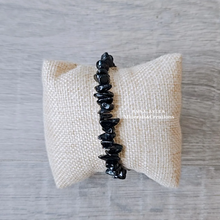 Carica l'immagine nel visualizzatore di Gallery, Bracciale Tormalina Nera scagliette