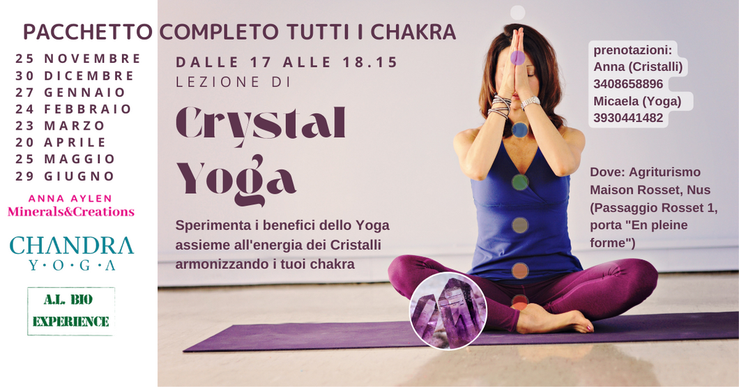 Crystal Yoga - 7 lezioni pacchetto completo