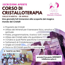 Carica l'immagine nel visualizzatore di Gallery, Corso di Cristalloterapia Full Immersion
